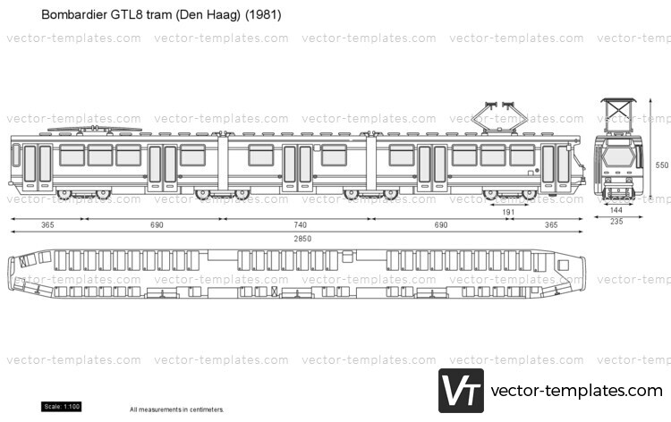 Bombardier GTL8 tram (Den Haag)