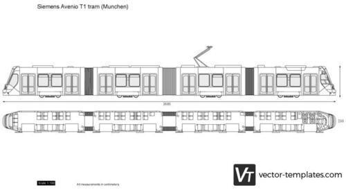 Siemens Avenio T1 tram (Munchen)