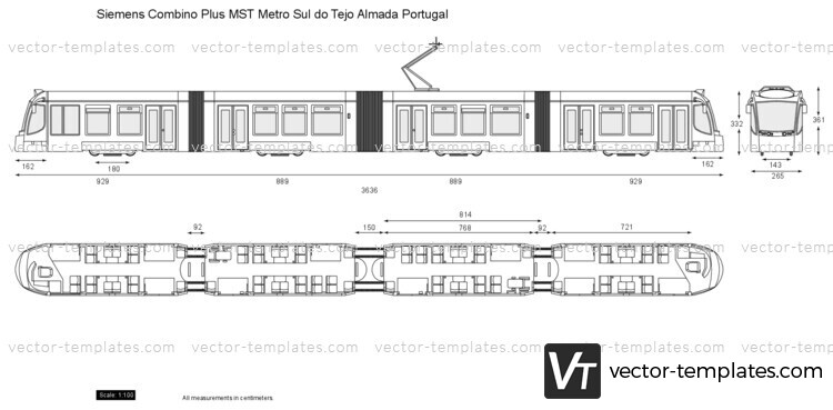 Siemens Combino Plus MST Metro Sul do Tejo Almada Portugal