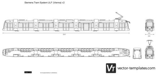 Siemens Tram System ULF (Vienna) v2