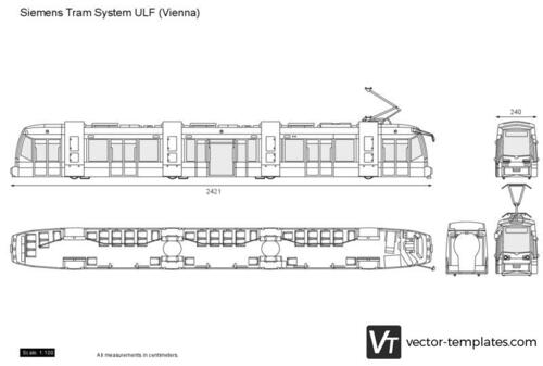 Siemens Tram System ULF (Vienna)