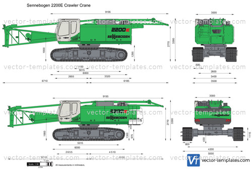 Sennebogen 2200E Crawler Crane