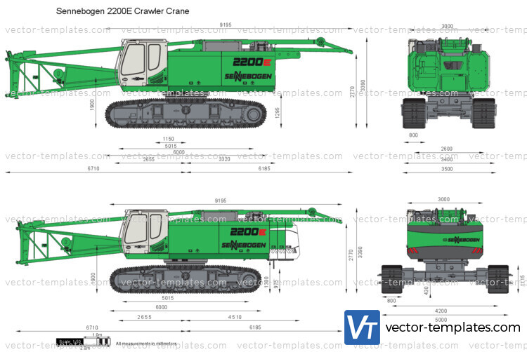 Sennebogen 2200E Crawler Crane