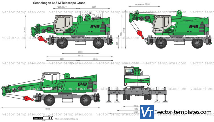 Sennebogen 643M Telescope Crane