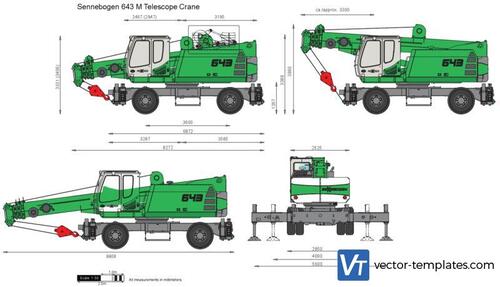 Sennebogen 643M Telescope Crane