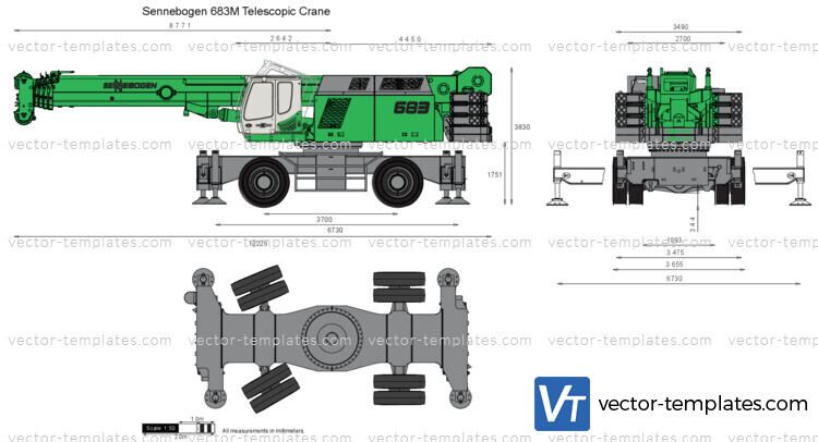 Sennebogen 683M Telescopic Crane