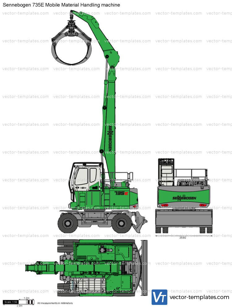 Sennebogen 735E Mobile Material Handling machine