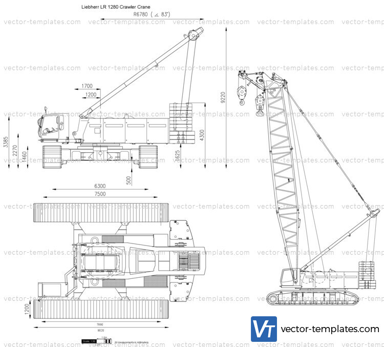 Liebherr LR 1280 Crawler Crane