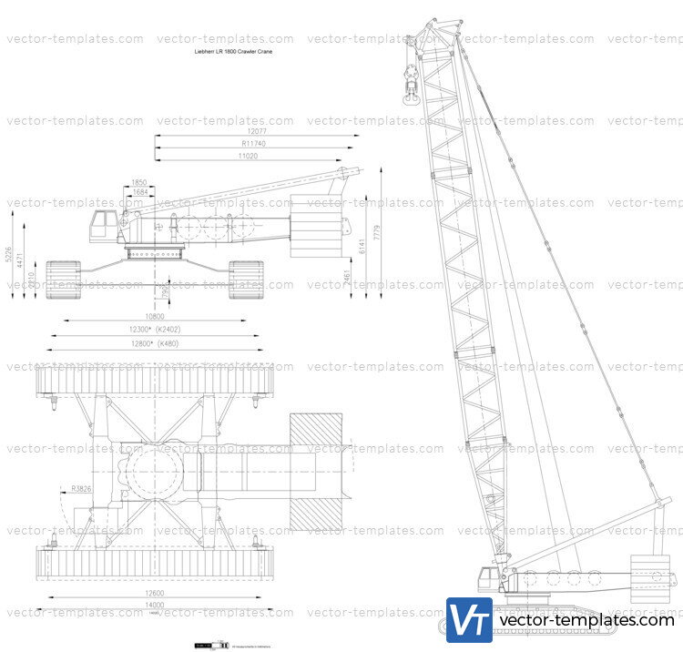 Liebherr LR 1800 Crawler Crane