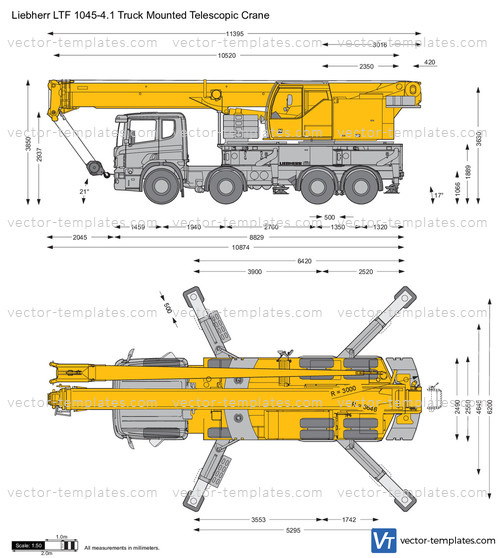 Liebherr LTF 1045-4.1 Truck Mounted Telescopic Crane