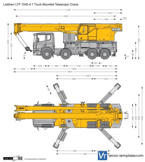 Liebherr LTF 1045-4.1 Truck Mounted Telescopic Crane