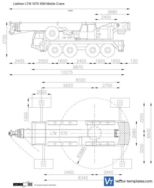 Liebherr LTM 1070 35M Mobile Crane