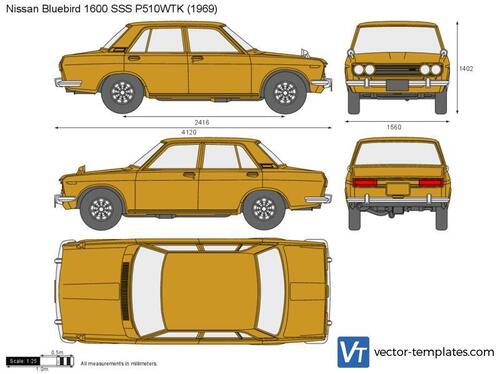 Nissan Bluebird 1600 SSS P510WTK