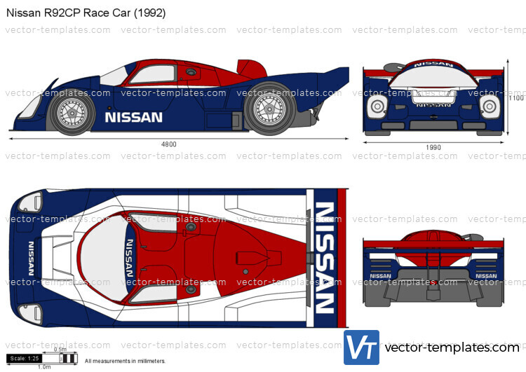 Nissan R92CP Race Car