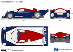Nissan R92CP Race Car