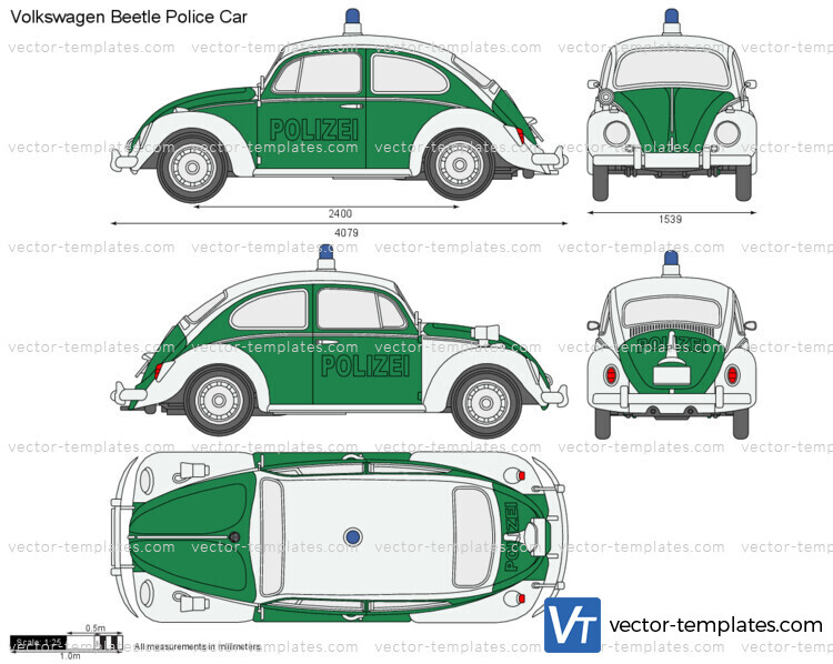 Volkswagen Beetle Police Car