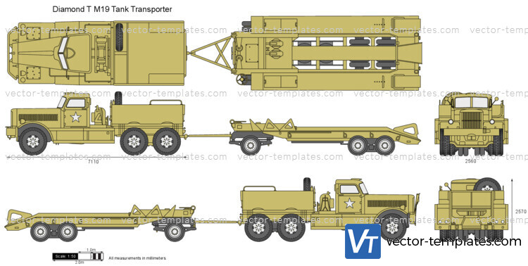 Diamond T M19 Tank Transporter