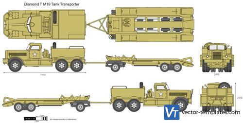 Diamond T M19 Tank Transporter