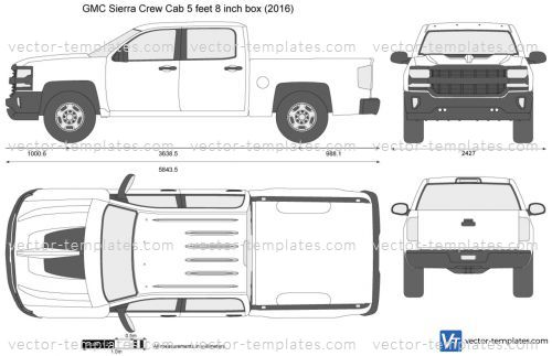 GMC Sierra Crew Cab 5 feet 8 inch box