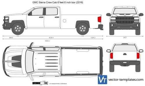 GMC Sierra Crew Cab 6 feet 6 inch box