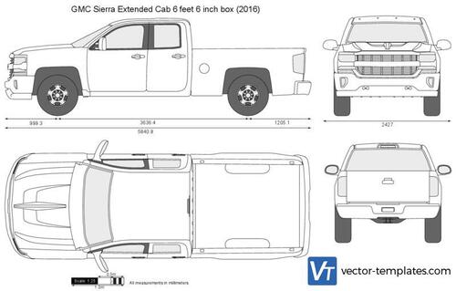 GMC Sierra Extended Cab 6 feet 6 inch box