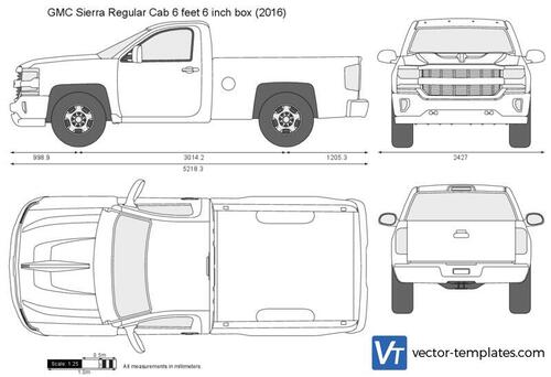 GMC Sierra Regular Cab 6 feet 6 inch box