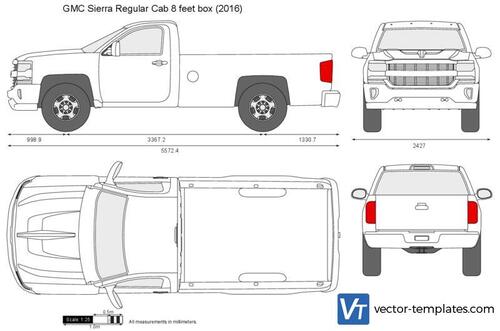 GMC Sierra Regular Cab 8 feet box