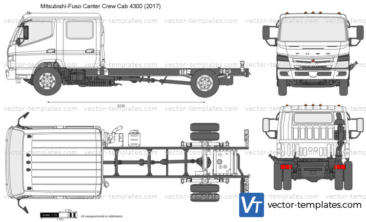 Mitsubishi-Fuso Canter Crew Cab 4300