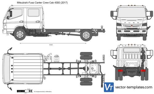 Mitsubishi-Fuso Canter Crew Cab 4300