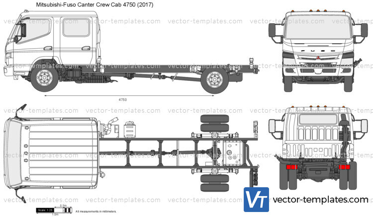 Mitsubishi-Fuso Canter Crew Cab 4750