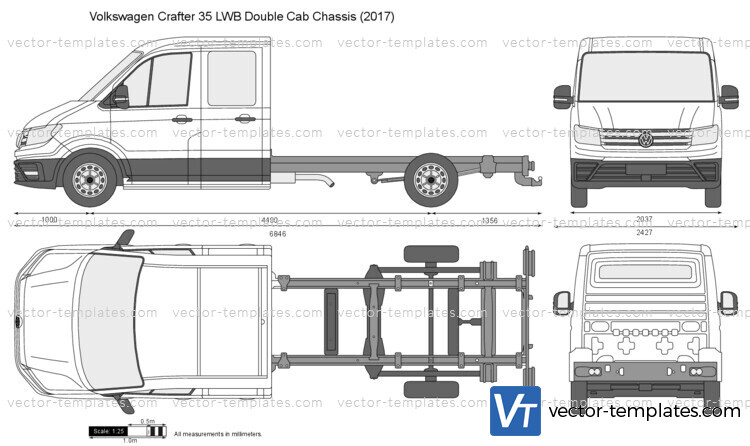 Volkswagen Crafter 35 LWB Double Cab Chassis