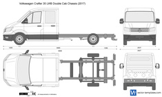 Volkswagen Crafter 35 LWB Double Cab Chassis