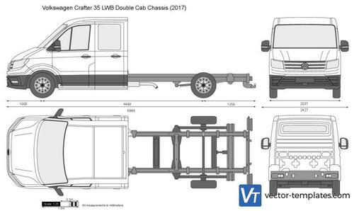 Volkswagen Crafter 35 LWB Double Cab Chassis