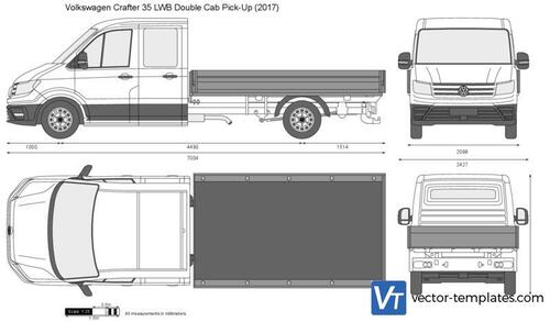 Volkswagen Crafter 35 LWB Double Cab Pick-Up