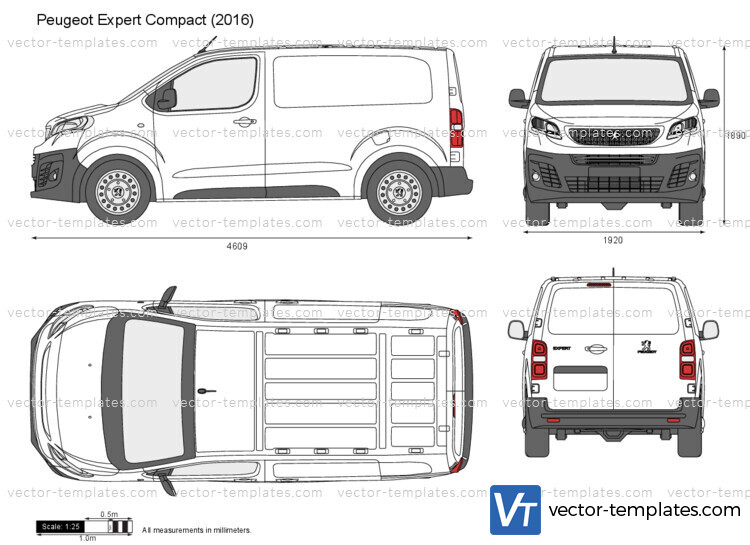 Templates - Cars - Peugeot - Peugeot Expert Compact