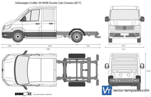 Volkswagen Crafter 35 MWB Double Cab Chassis