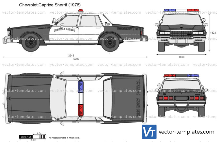 Chevrolet Caprice Sherrif 9C1 Police Car