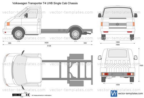 Volkswagen Transporter T4 LWB Single Cab Chassis