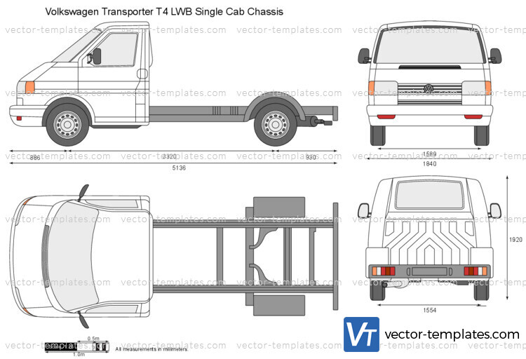 Volkswagen Transporter T4 LWB Single Cab Chassis