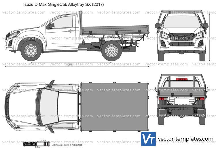 Isuzu D-Max Single Cab Alloytray SX