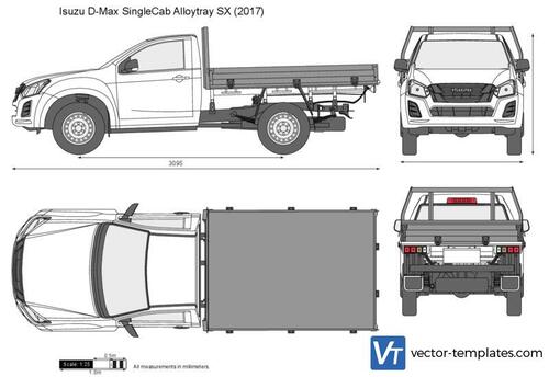 Isuzu D-Max Single Cab Alloytray SX