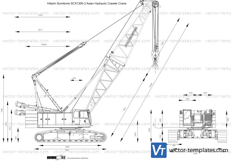 Hitachi Sumitomo SCX1200-2 Asian Hydraulic Crawler Crane