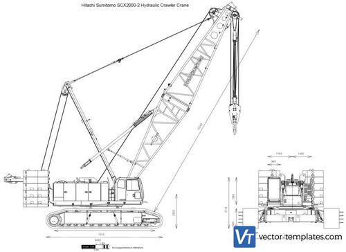 Hitachi Sumitomo SCX2000-2 Hydraulic Crawler Crane