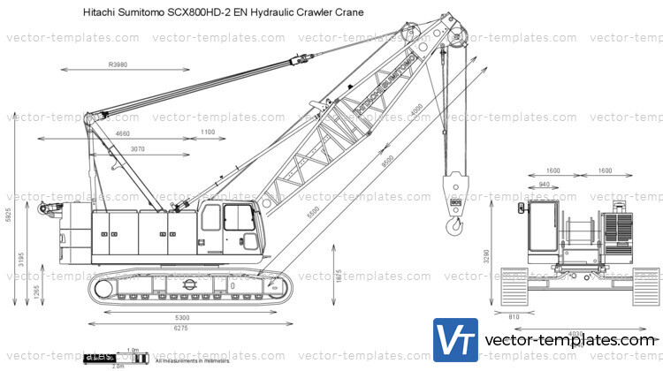 Hitachi Sumitomo SCX800HD-2 EN Hydraulic Crawler Crane