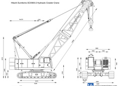 Hitachi Sumitomo SCX900-2 Hydraulic Crawler Crane