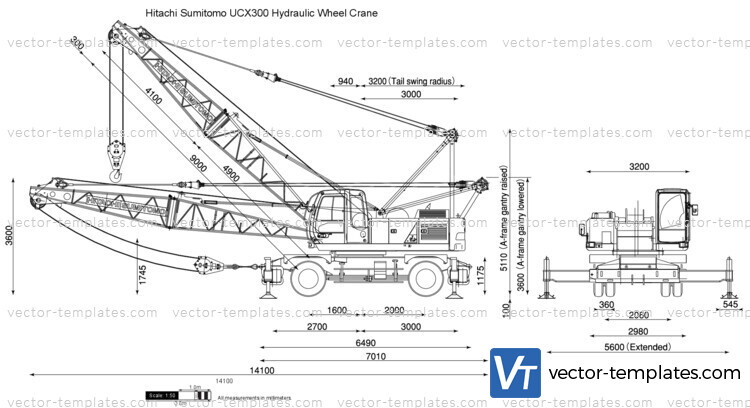 Hitachi Sumitomo UCX300 Hydraulic Wheel Crane