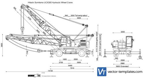 Hitachi Sumitomo UCX300 Hydraulic Wheel Crane