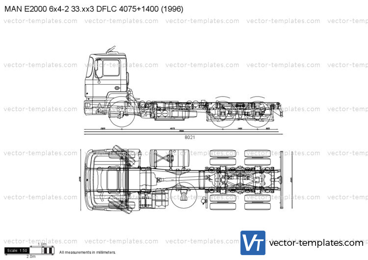 MAN E2000 6x4-2 33.xx3 DFLC 4075+1400