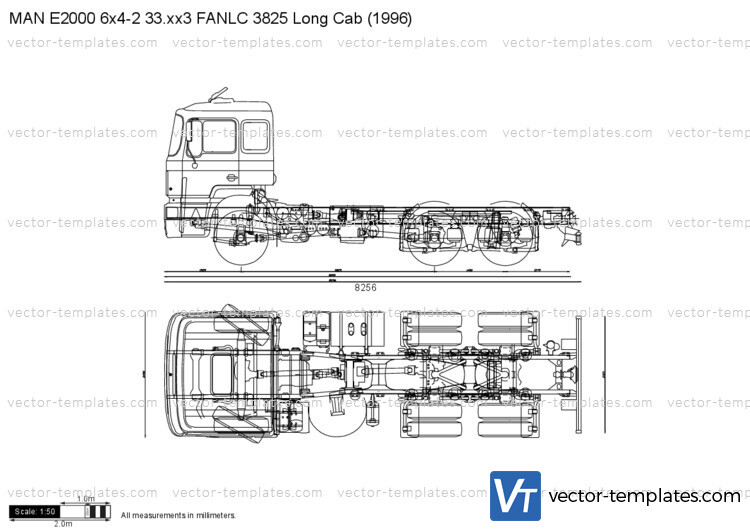 MAN E2000 6x4-2 33.xx3 FANLC 3825 Long Cab