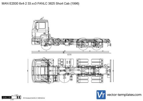 MAN E2000 6x4-2 33.xx3 FANLC 3825 Short Cab